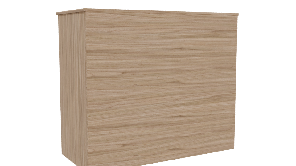 Stylish Wooden Dresser 3D Model - Professional 3D Model Render 4