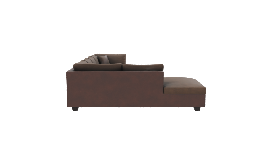 Stylish Modern Sectional Sofa 3D Model - Professional 3D Model Render 8