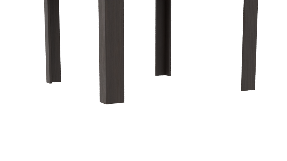 Stylish Wooden Dining Table 3D - Professional 3D Model Render 7