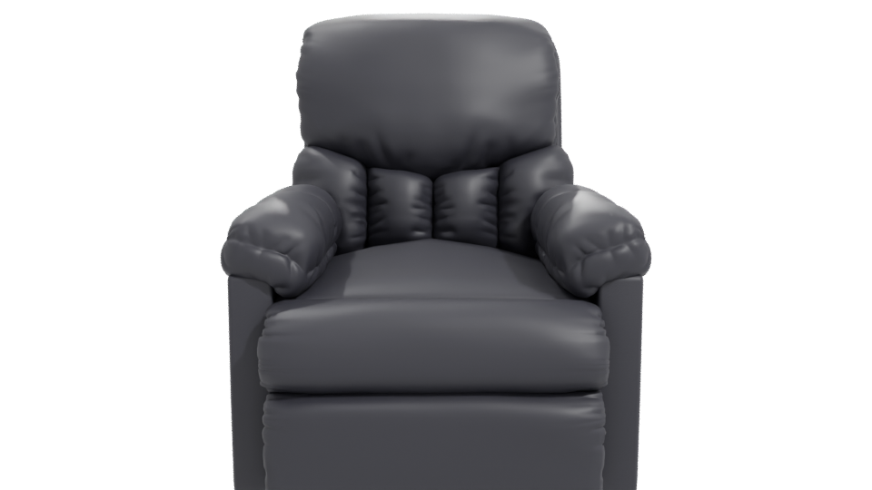 Comfortable Recliner Armchair 3D Model - Professional 3D Model Render 11