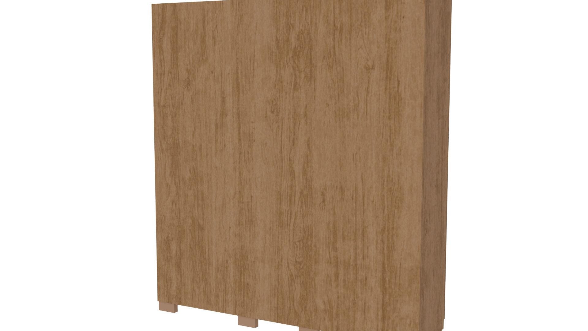 Stylish Wooden Wardrobe 3D Model - Professional 3D Model Render 6