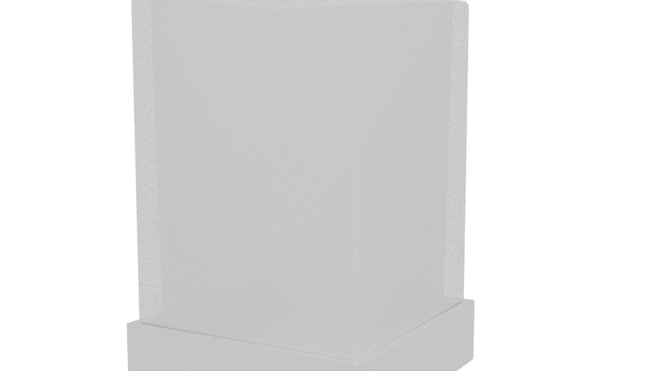 Minimalist Display Stand 3D Model - Professional 3D Model Render 12