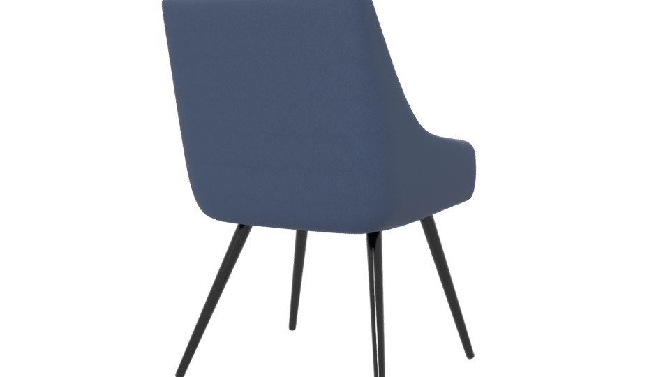 Contemporary Fabric Chair 3D Model - Professional 3D Model Render 6