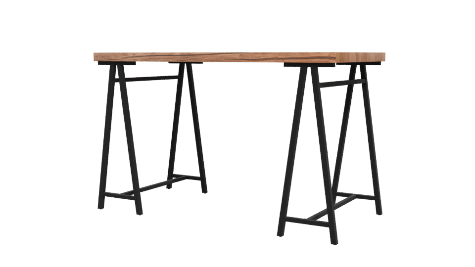 Contemporary Wooden Office Table 3D - Professional 3D Model Render 12