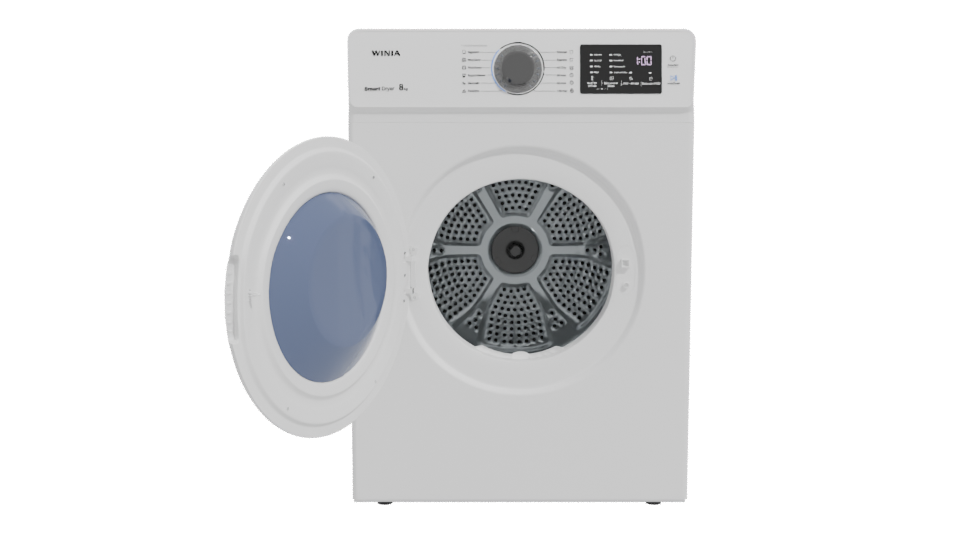 Realistic Household Dryer 3D Model - Professional 3D Model Render 11