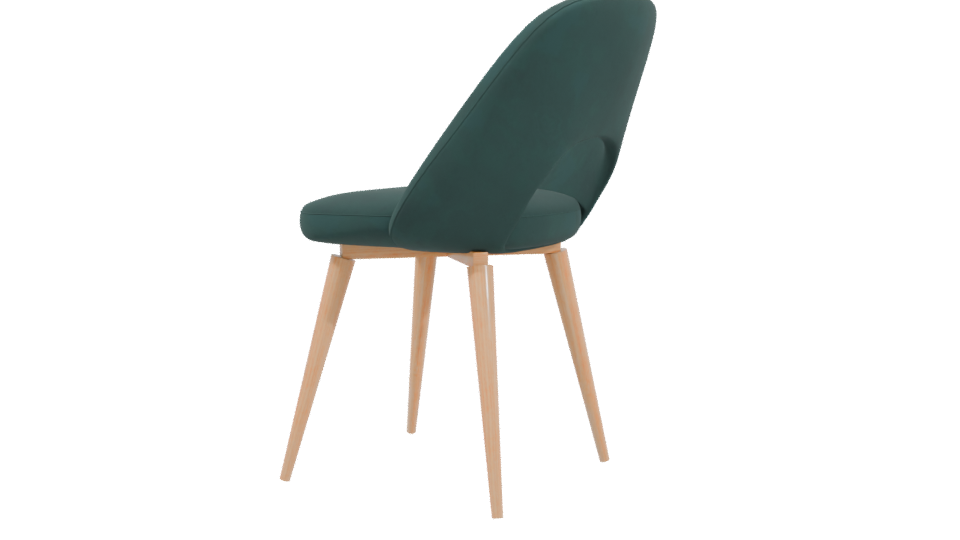Stylish Modern Dining Chair 3D - Professional 3D Model Render 3