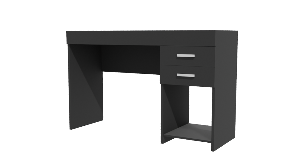 Stylish Minimalist Office Desk 3D Model - Professional 3D Model Render 12