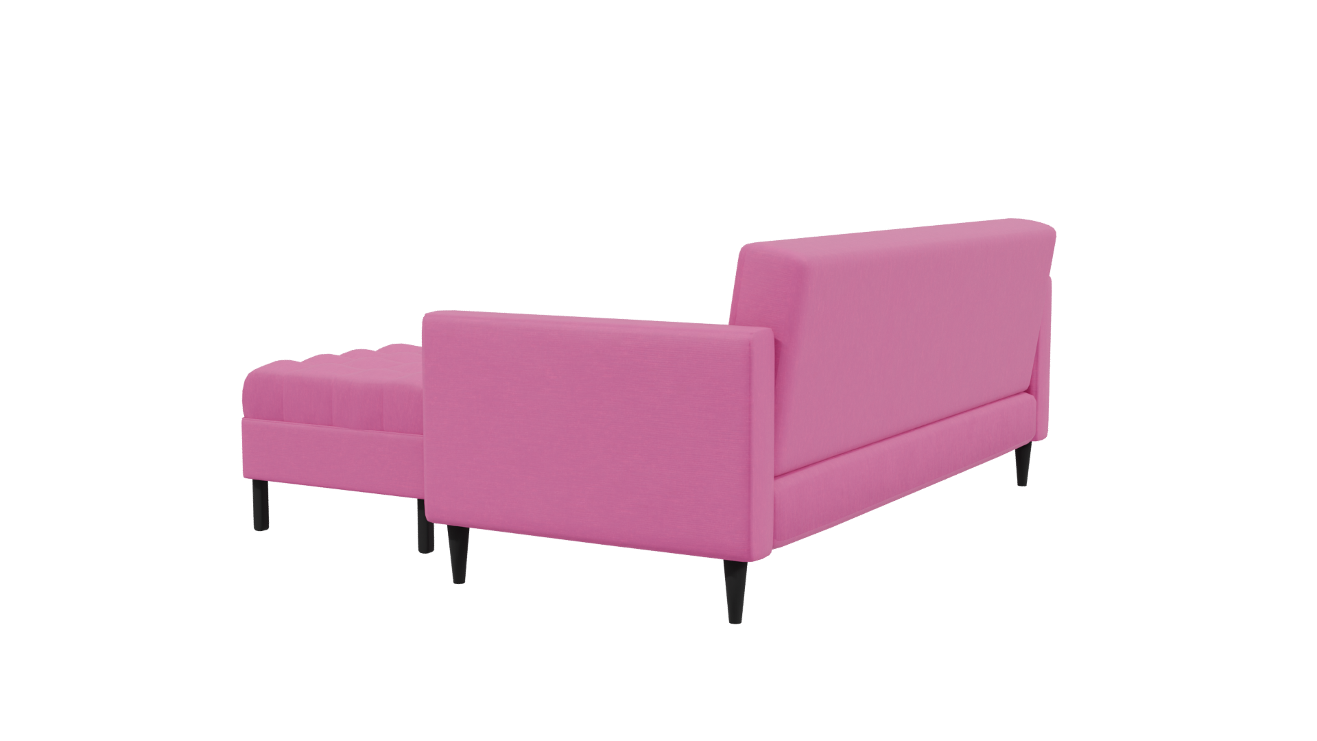 Stylish Pink Sofa 3D Model - Professional 3D Model Render 3