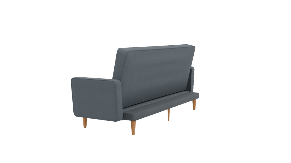 Nordic Gray Sofa 3D Model - Professional 3D Model Render 3