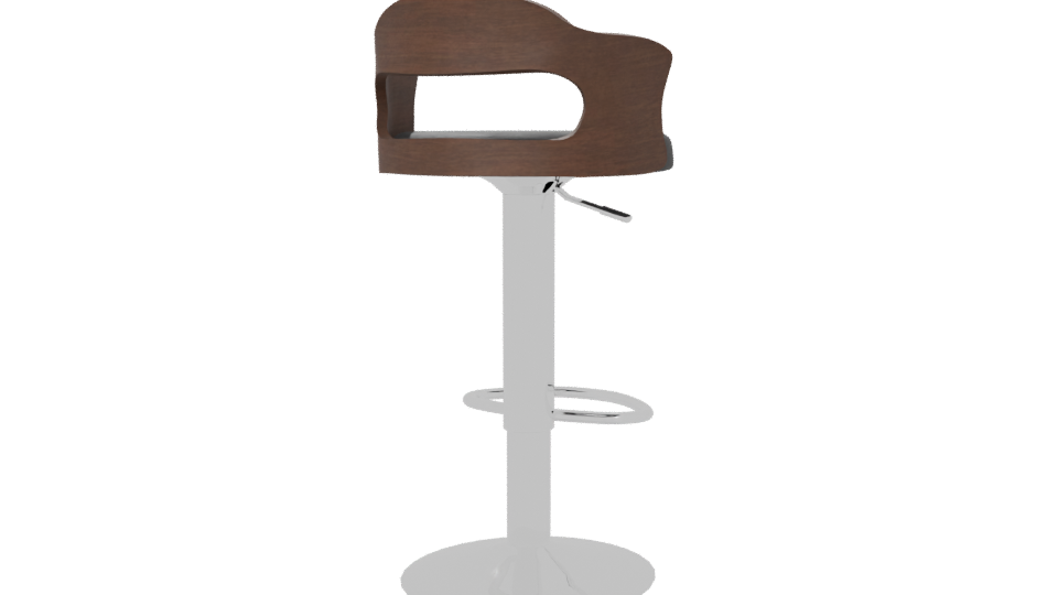 Stylish Adjustable Bar Stool 3D - Professional 3D Model Render 6