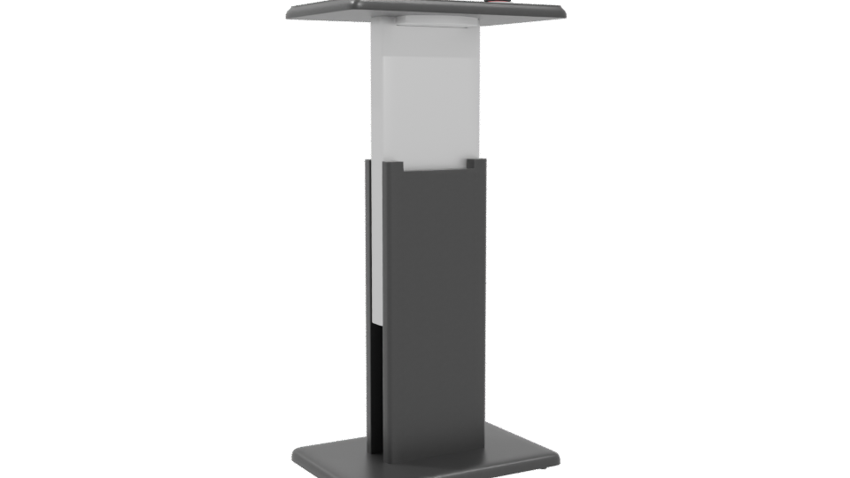 Stylish Minimalist Desk Stand 3D - Professional 3D Model Render 4