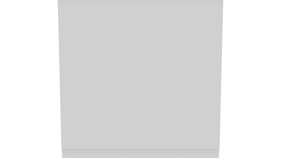 Stylish Wooden Kitchen Cabinet Model - Professional 3D Model Render 5