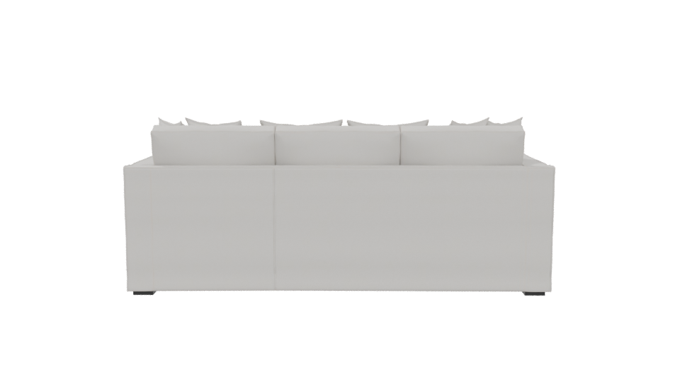 Elegant Modern Sectional Sofa 3D Model - Professional 3D Model Render 5