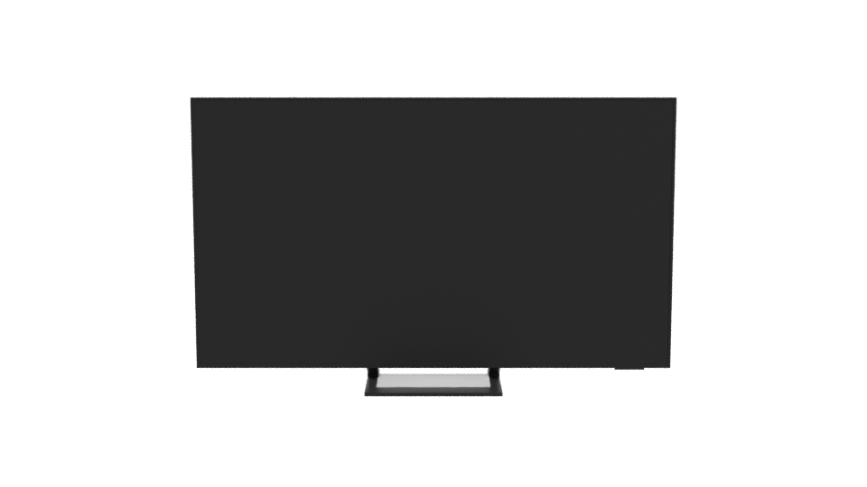 Sleek Modern Television Model - Professional 3D Model Render 11