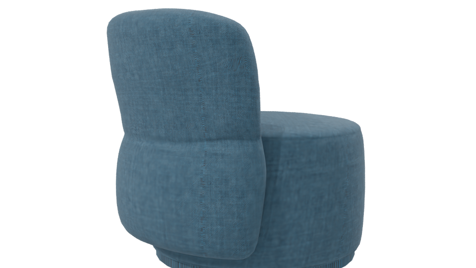 Stylish Modern Accent Chair 3D - Professional 3D Model Render 8