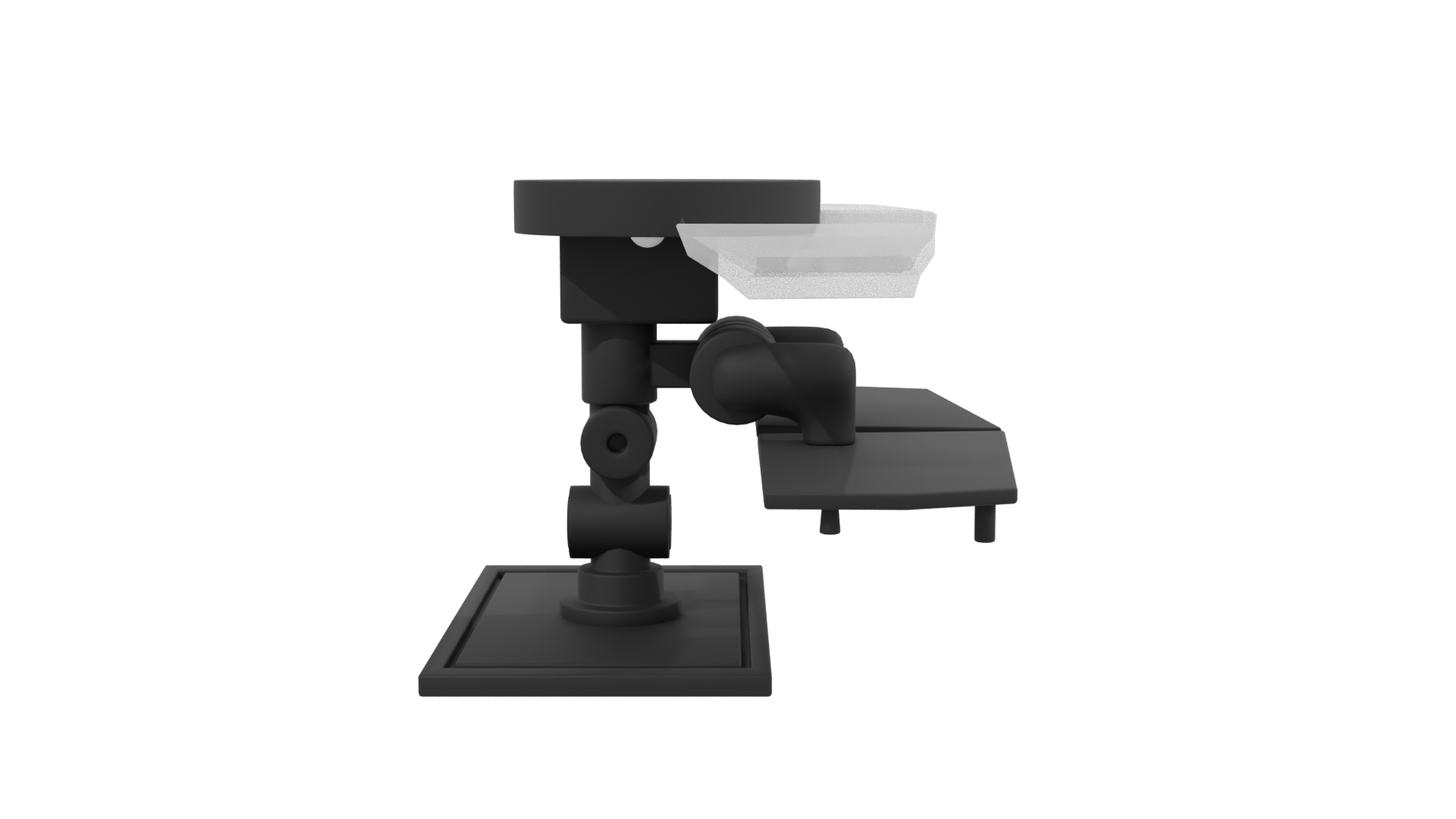 Stylized Modern Desk Lamp 3D Model - Professional 3D Model Render 2