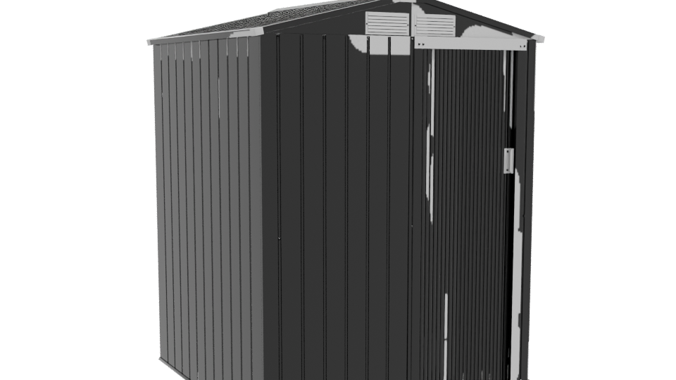 Garden Storage Shed 3D Model - Professional 3D Model Render 10