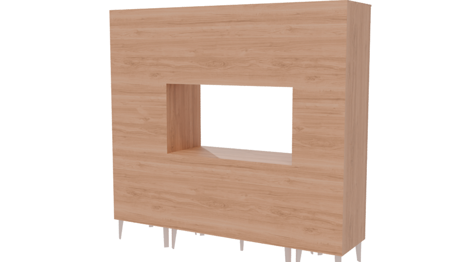 Stylish Modern Kitchen Cabinet 3D - Professional 3D Model Render 6