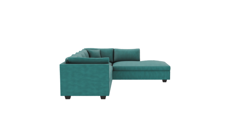 Elegant Modern Sectional Sofa 3D - Professional 3D Model Render 8