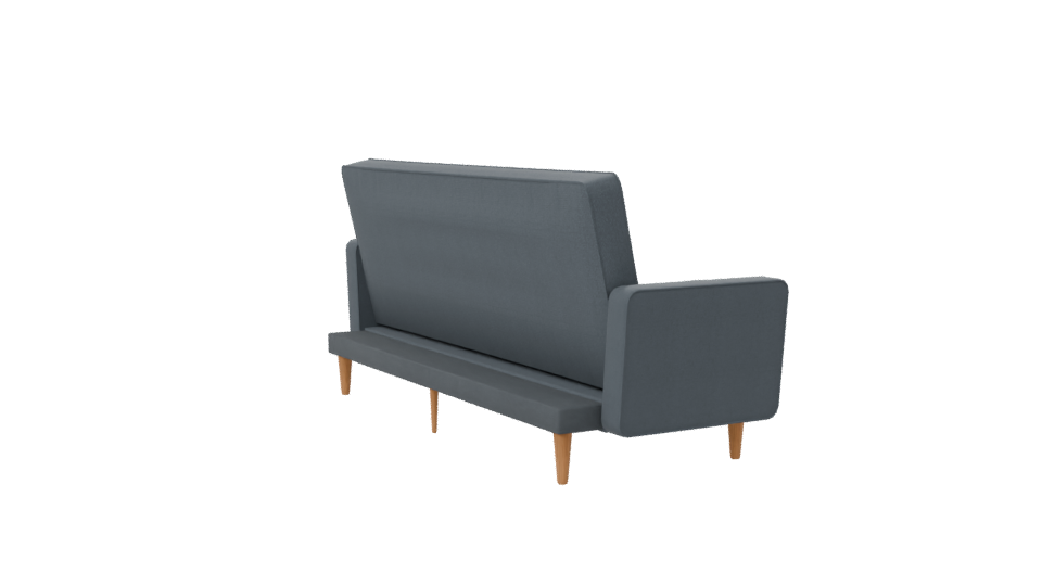 Nordic Gray Sofa 3D Model - Professional 3D Model Render 7