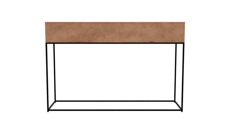 Stylish Minimalist Console Table 3D - Professional 3D Model Render 5