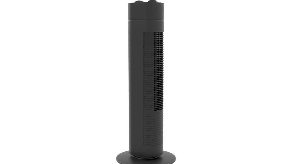 Sleek Modern Tower Fan 3D - Professional 3D Model Render 9