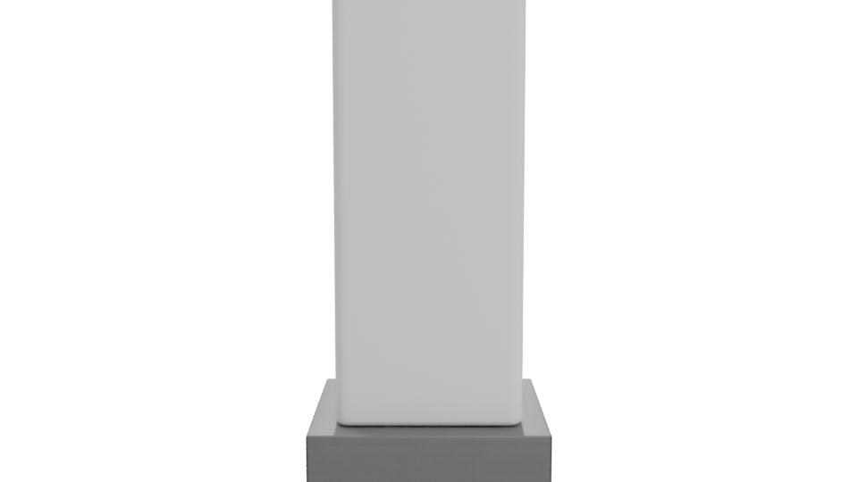 Sleek Minimalist Display Stand 3D - Professional 3D Model Render 11