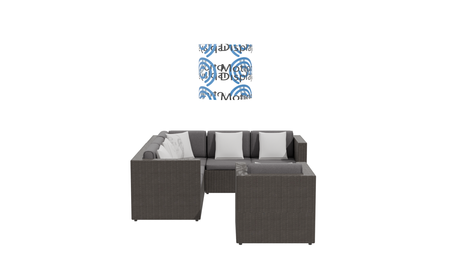 Stylish Outdoor Sofa Set 3D - Professional 3D Model Render 11