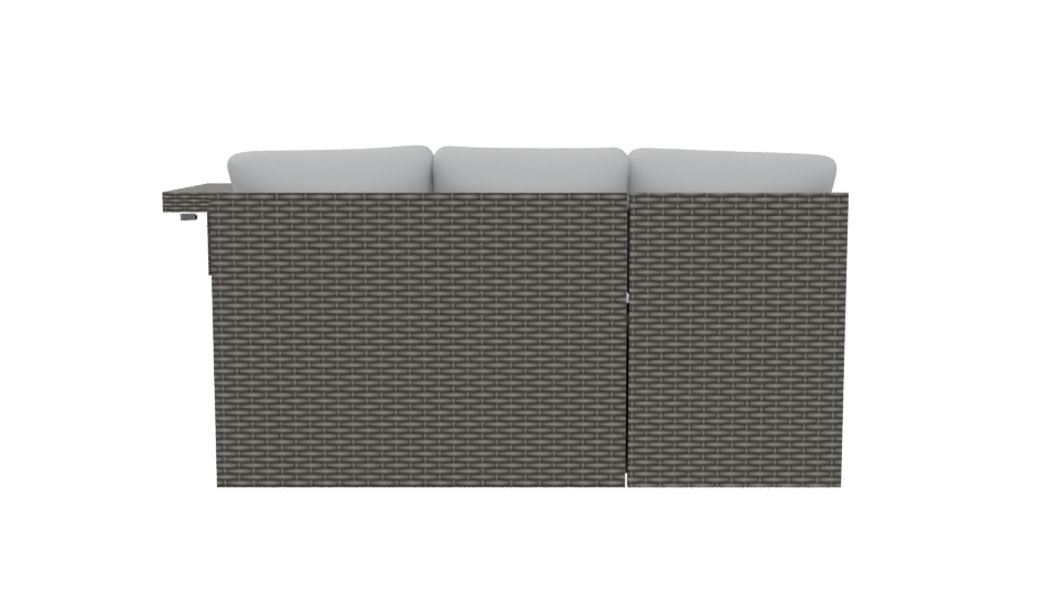 Contemporary Outdoor Sofa Set 3D - Professional 3D Model Render 5