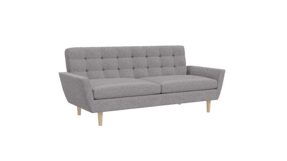 Contemporary Fabric Sofa 3D Model - Professional 3D Model Render 10