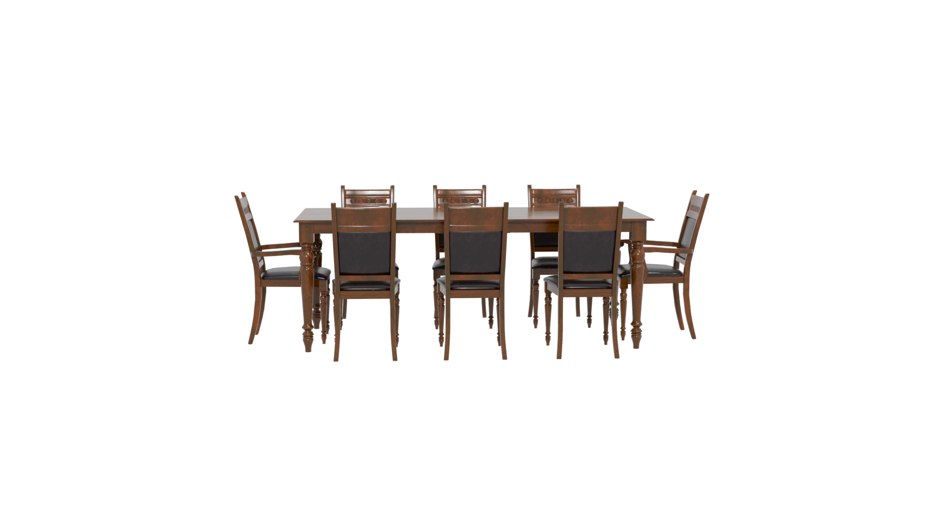 Elegant Dining Table Set 3D - Professional 3D Model Render 5