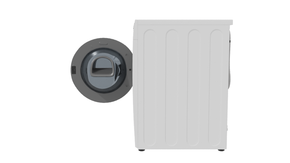 Modern Washing Machine 3D Model - Professional 3D Model Render 2