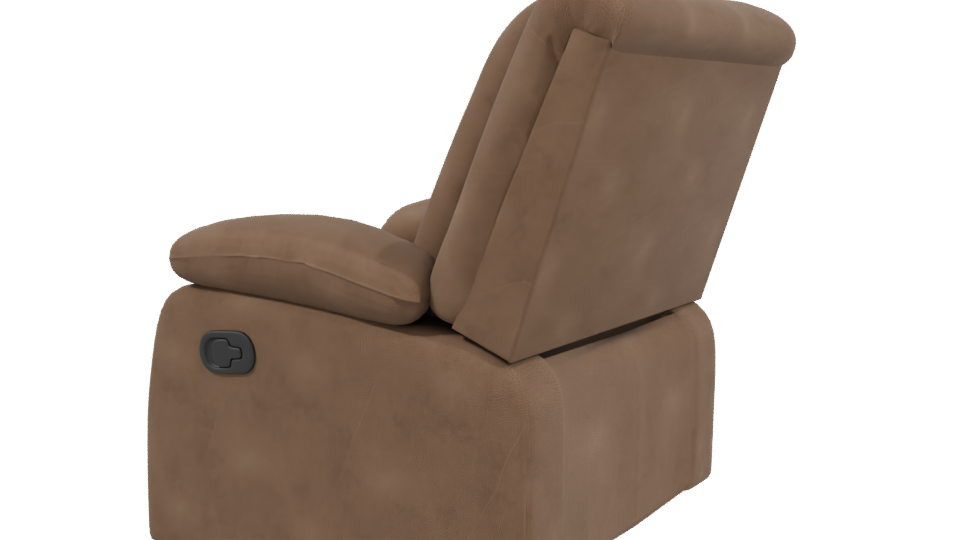 Stylish Reclining Armchair 3D - Professional 3D Model Render 3