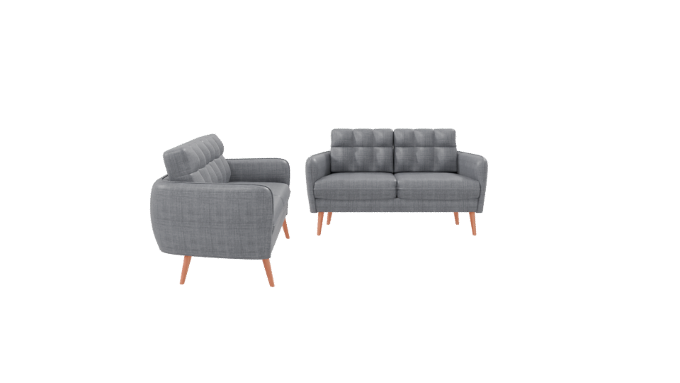 Stylish Modern Sofa Set 3D - Professional 3D Model Render 8