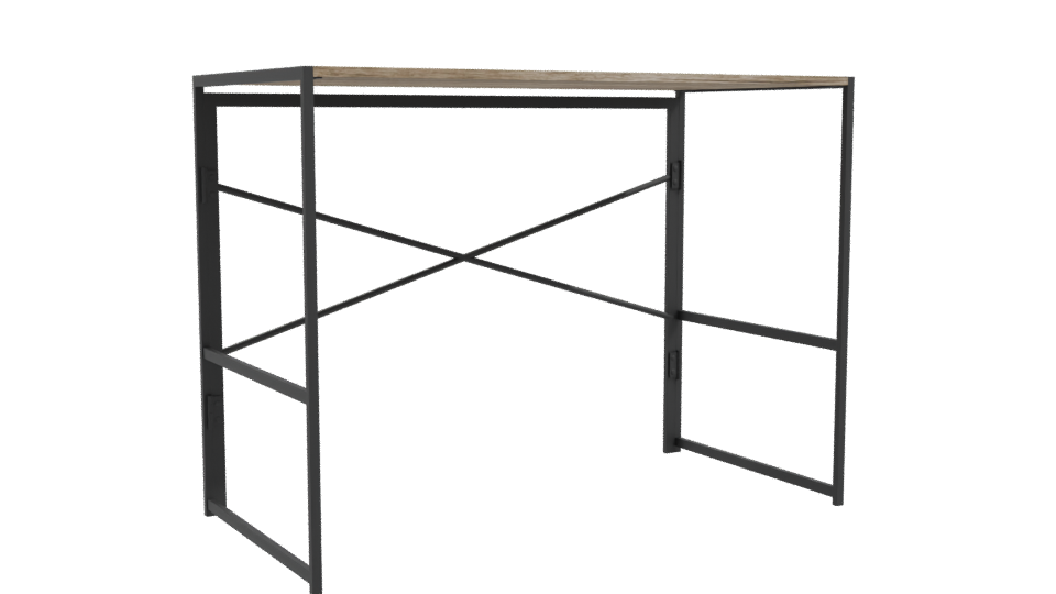 Industrial Folding Table 3D Model - Professional 3D Model Render 10