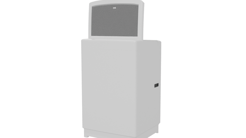 Stylish Top-Loading Washer Model - Professional 3D Model Render 6