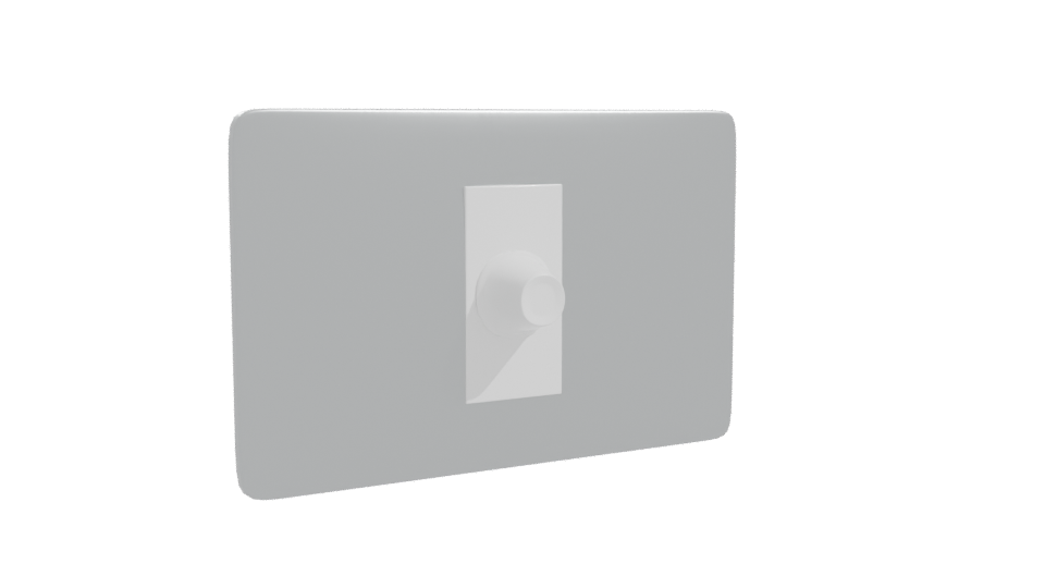 Sleek Modern Wall Switch 3D - Professional 3D Model Render 10