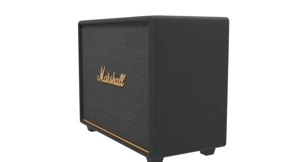 Marshall Bluetooth Speaker 3D Model - Professional 3D Model Render 13