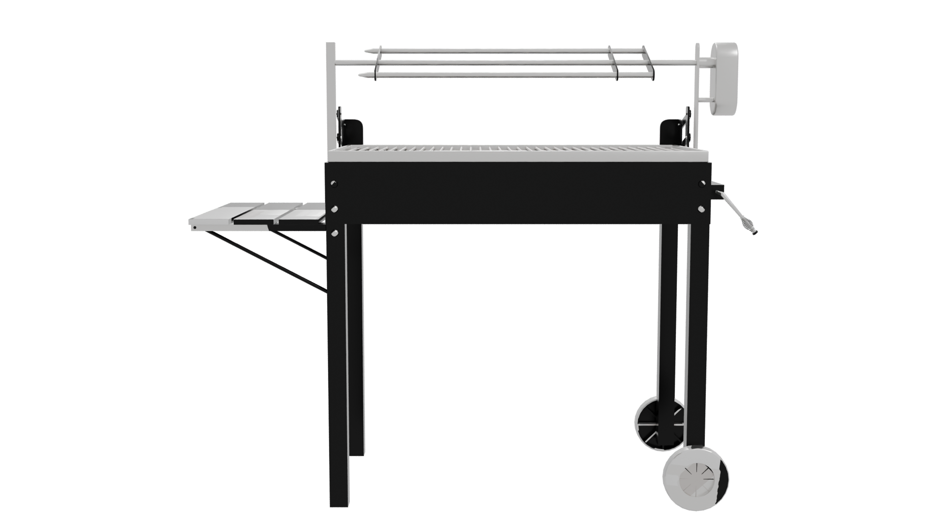 High-Quality Outdoor Grill 3D Model - Professional 3D Model Render 11