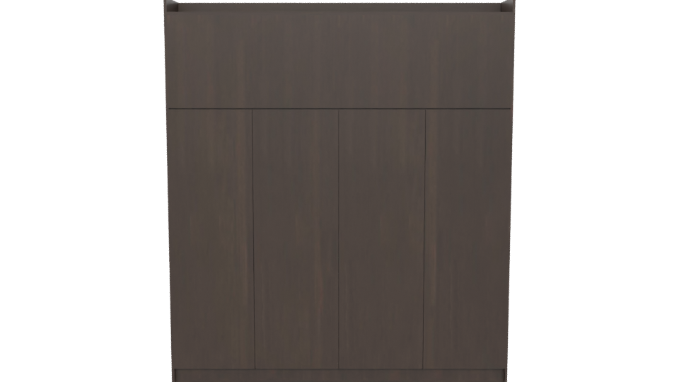 Elegant Mahogany Closet 3D Model - Professional 3D Model Render 5