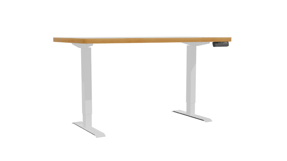 Elegant Minimalist Office Desk 3D Model - Professional 3D Model Render 10