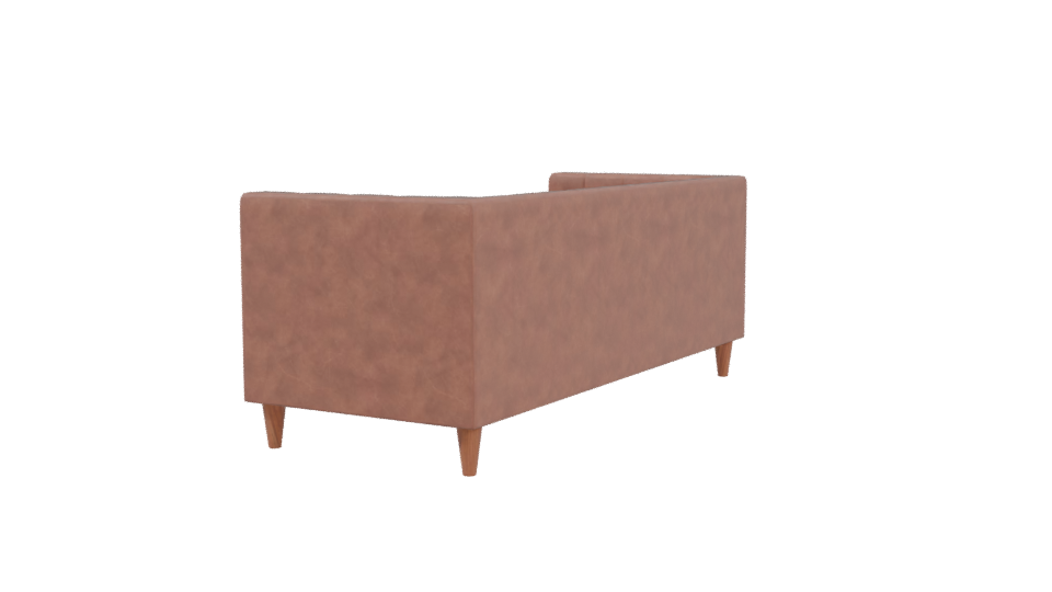 Brescia Tabacco Modern Sofa 3D - Professional 3D Model Render 3