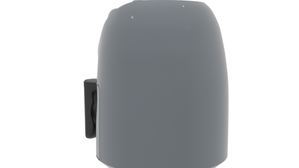 Elegant Air Fryer 3D Model - Professional 3D Model Render 3
