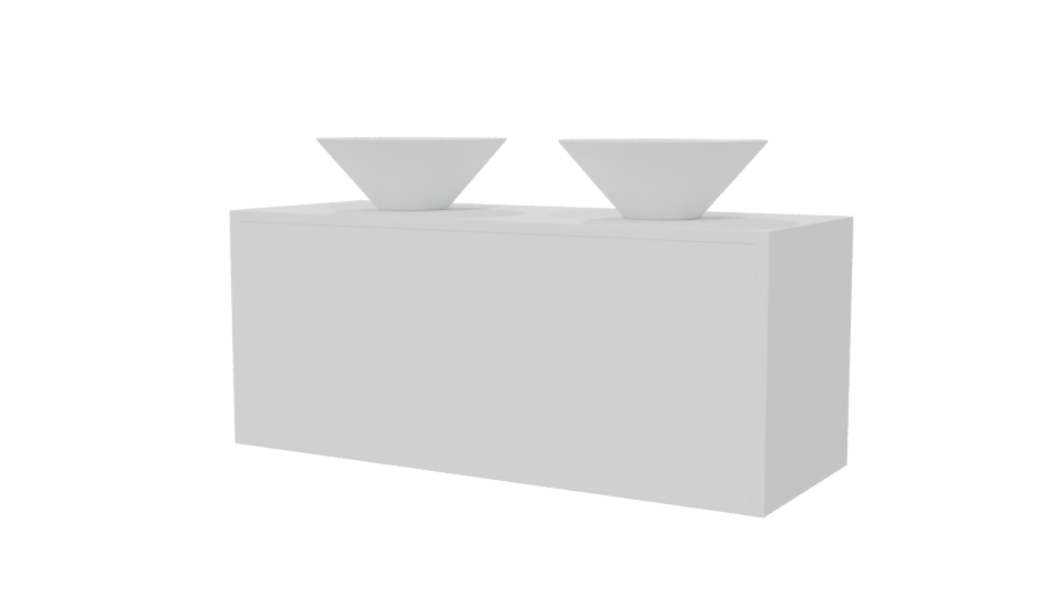 Contemporary Bathroom Vanity 3D Model - Professional 3D Model Render 6