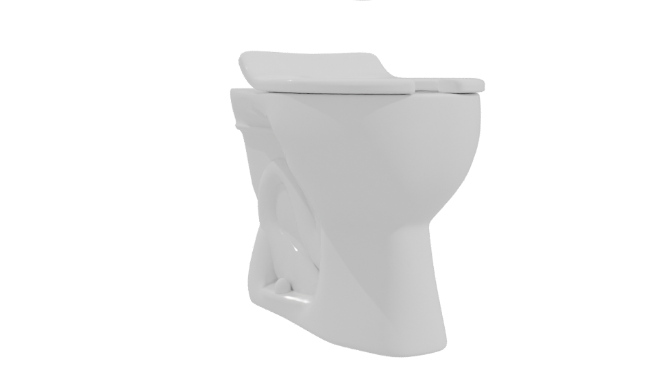 Minimalist Toilet 3D Model - Professional 3D Model Render 10