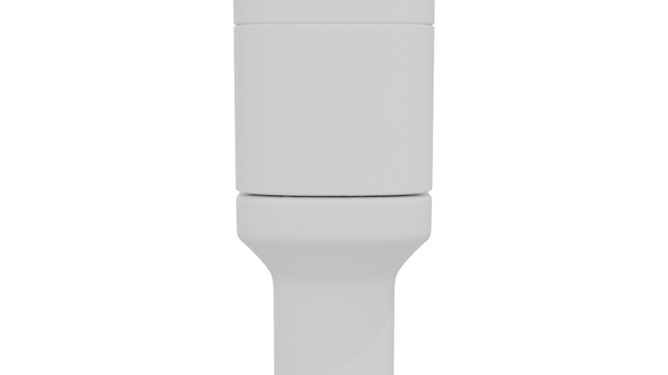 Sleek Modern Bathroom Toilet 3D Model - Professional 3D Model Render 5