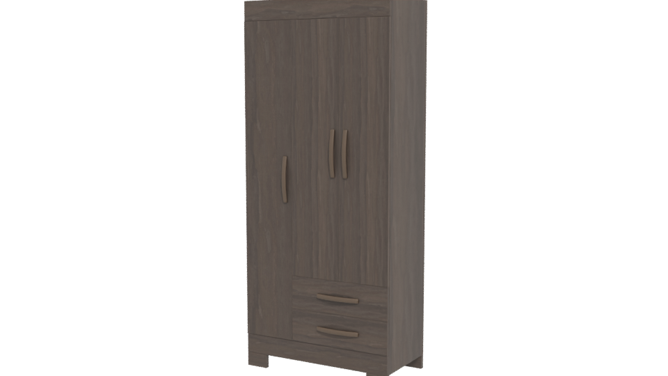 Modern 3-D Closet Furniture Model - Professional 3D Model Render 12