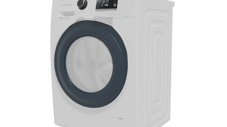 High-Efficiency Washing Machine Model - Professional 3D Model Render 12