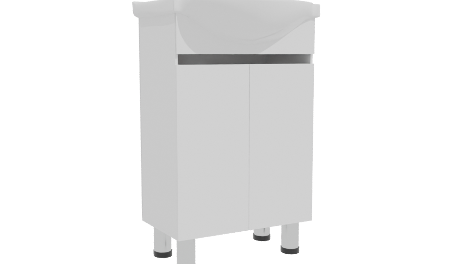 Modern Kitchen Sink Unit 3D - Professional 3D Model Render 10