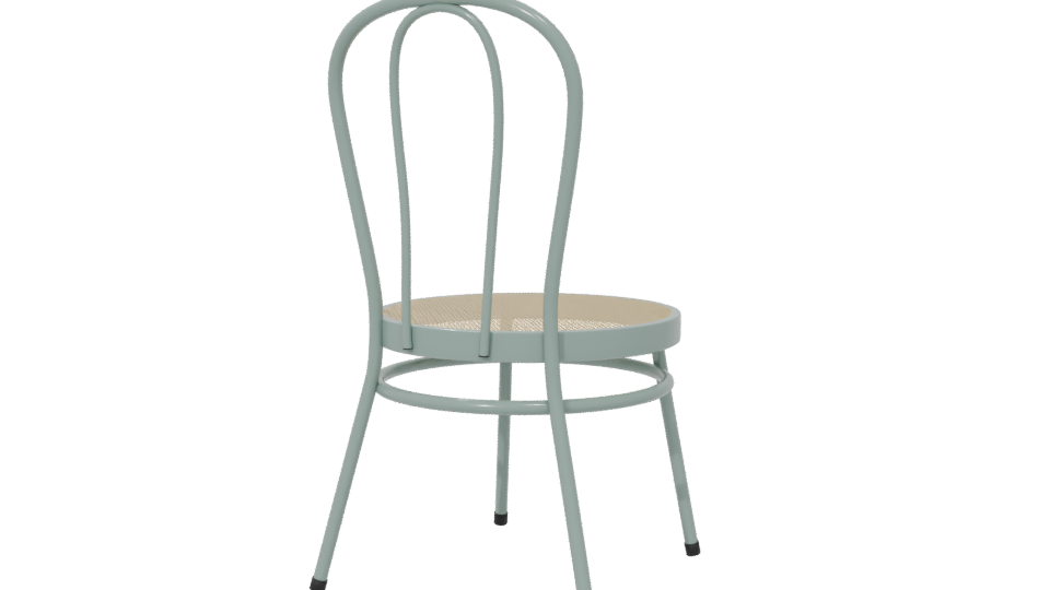 Stylish Vintage-Style Dining Chair 3D Model - Professional 3D Model Render 6